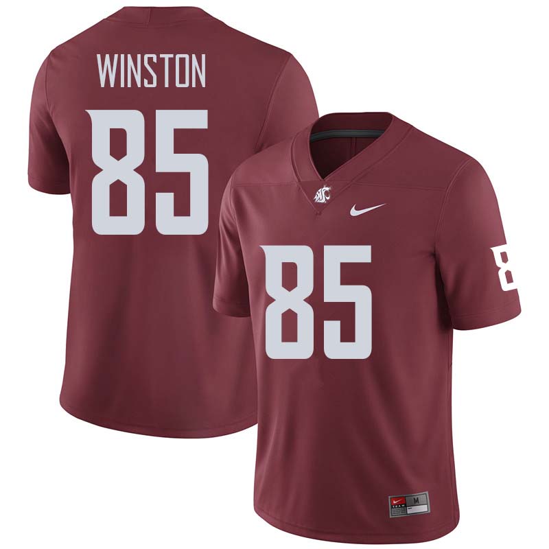 Men #85 Easop Winston Washington State Cougars College Football Jerseys Sale-Crimson